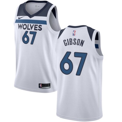 Nike Minnesota Timberwolves #67 Taj Gibson White Youth NBA Swingman Association Edition Jersey